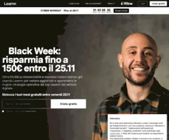 Learnn.com(Formati, rimani aggiornato e cresci nel digitale) Screenshot