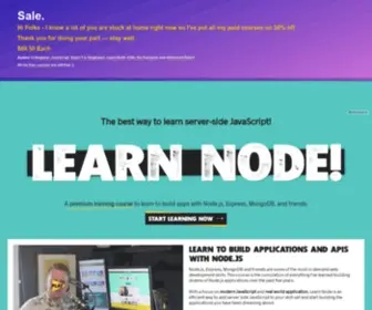 Learnnode.com(Learn Node) Screenshot