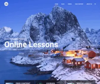 Learnnorwegiannaturally.com(Learn Norwegian Naturally) Screenshot