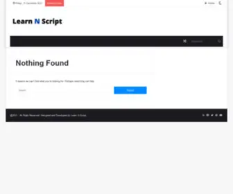 Learnnscript.com(Learnnscript) Screenshot