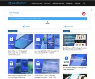 Learnonetech.com(Learn One Tech) Screenshot