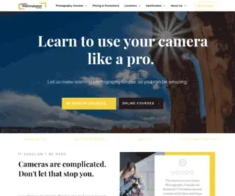 Learnphotographycanada.com(Photography Classes) Screenshot