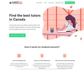 Learnpick.ca(Learnpick) Screenshot