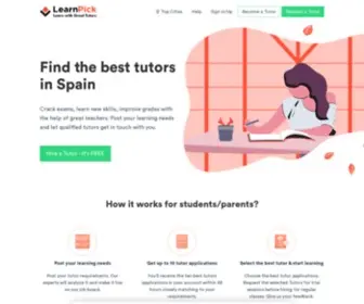 Learnpick.com.es(Learnpick) Screenshot