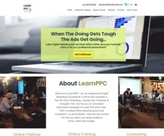 Learnppcwithme.com(Learn Digital Marketing Online in Live Class) Screenshot