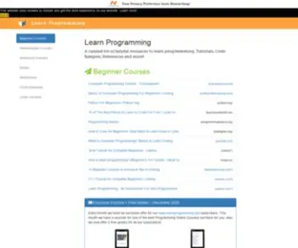 Learnprogramming.tips(Learn Programming inTutorials and Code Samples) Screenshot