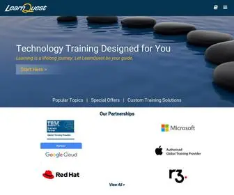 Learnquest.com(Training for IT and Business) Screenshot