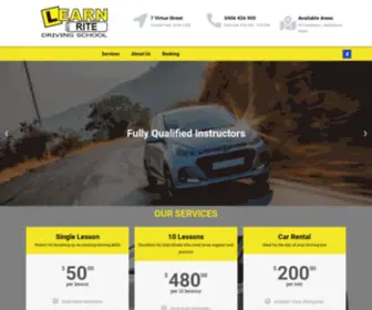 Learnrite.com.au(Learn Rite Driving School) Screenshot