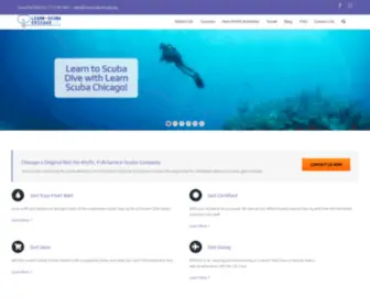 Learnscubachicago.com(Learn Scuba Chicago) Screenshot