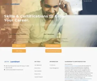 Learnsmartsystems.com(LearnSmart IT & Project Management Online Training Courses) Screenshot