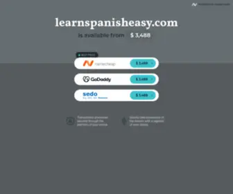 Learnspanisheasy.com(learnspanisheasy) Screenshot