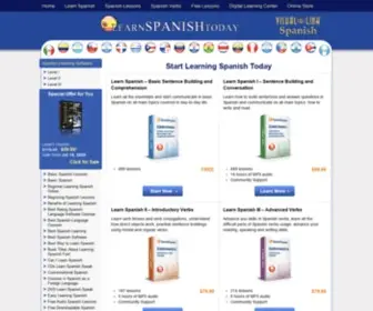 Learnspanishtoday.com(Learn Spanish Language Today) Screenshot