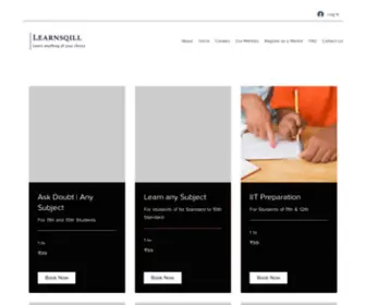 Learnsqill.com(Online Tutors) Screenshot