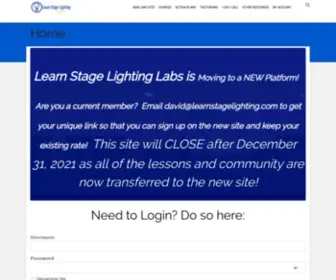 Learnstagelightinglabs.com(Your Place to Accelerate Your Lighting Success) Screenshot