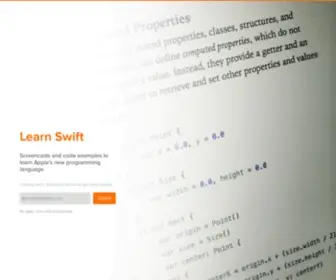 Learnswift.com(Learn Swift) Screenshot
