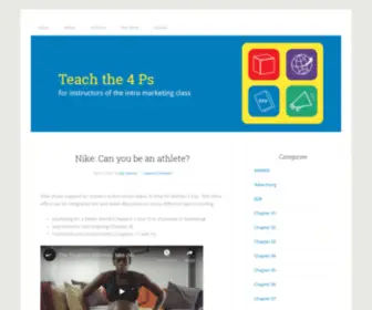 Learnthe4PS.com(For instructors of marketing) Screenshot