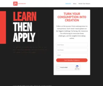 Learnthenapply.com(Learn Then Apply) Screenshot