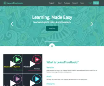 Learnthrumusic.co.uk(GCSE revision) Screenshot