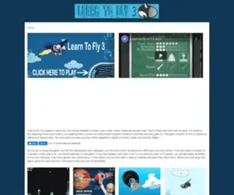 Learnto-FLY3.com(Learn To Fly 3) Screenshot