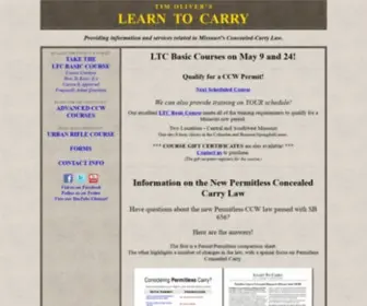 Learntocarry.com(Tim Oliver's LEARN TO CARRY) Screenshot