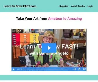 Learntodrawfast.com(We give you the skills to take your art from amateur to AMAZING) Screenshot