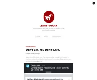 Learntoduck.net(Learn To Duck) Screenshot