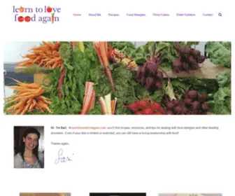 Learntolovefoodagain.com(Learn to love food again) Screenshot