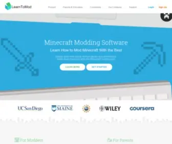 Learntomod.com(Mod Minecraft & Learn Code) Screenshot