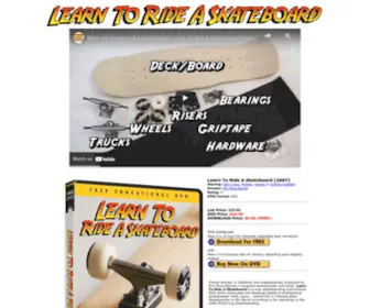 Learntorideaskateboard.com(Learn To Ride A Skateboard) Screenshot