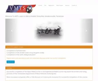Learntoridetn.com(Volunteer Motorcycle Training Services) Screenshot