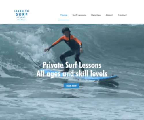 Learntosurfsd.com(Just another WordPress site) Screenshot