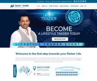 Learntotrade.com.au(Learn Forex & Currency Trading) Screenshot
