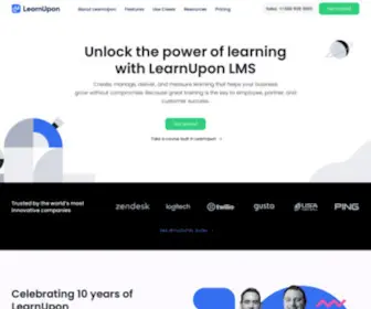 Learnupon.com(Learning Management System (LMS)) Screenshot