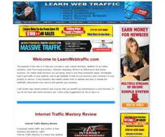 Learnwebtraffic.com(Learn How to Get Traffic to ANY Website & any Business Learn How to Get Traffic to ANY Website & any Business) Screenshot