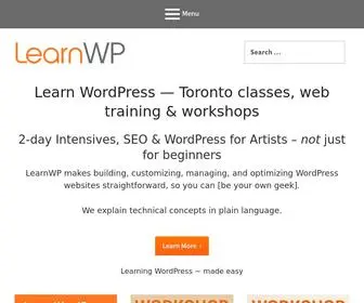 Learnwp.ca(Toronto WordPress workshops) Screenshot