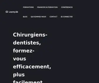 Learnylib.fr(Formation pour les professionnels de la santé) Screenshot