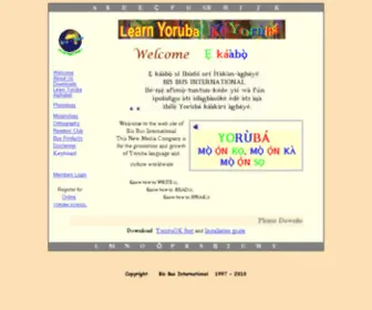 Learnyoruba.com(Learn Yoruba) Screenshot