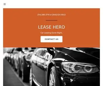 Lease-Hero.com(Car Leasing) Screenshot