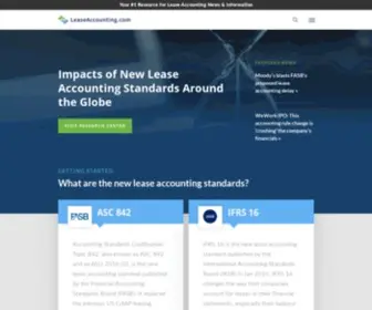 Leaseaccounting.com(Lease Accounting Software for ASC 842) Screenshot