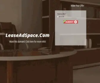 Leaseadspace.com(Purchase today. Make your offer! Fast domain transfer) Screenshot