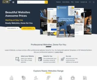 Leaseawebsite.co(Lease A Website) Screenshot