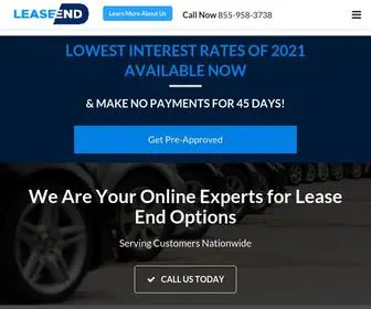 Leaseend.com(The Lease End Department) Screenshot
