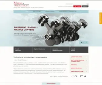 Leaselawyer.com(Equipment Leasing Lawyers) Screenshot