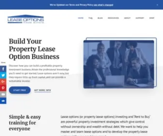 Leaseoptionsmadesimple.co.uk(Lease Option Property) Screenshot