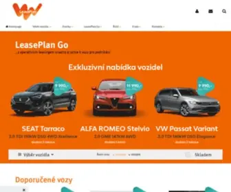 Leaseplango.cz(Operativní leasing pro firmy a podnikatele) Screenshot