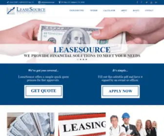 Leasesource.net(LeaseSource financial solutions) Screenshot