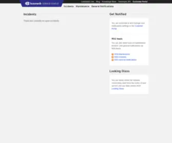 Leasewebnoc.com(The Leaseweb Service Status) Screenshot