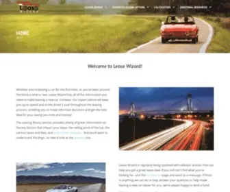 Leasewizard.us(We put the ease in Lease) Screenshot
