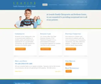 Leasidechiro.com(Leaside Family Chiropractic & Scoliosis Center) Screenshot