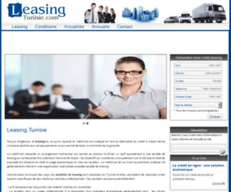 Leasing-Tunisie.com(Leasing Tunisie) Screenshot